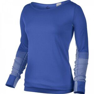 Nike Women's Knit Epic Long SLeeve Crew Neck Seamless Shirt Running Gym Sporty S